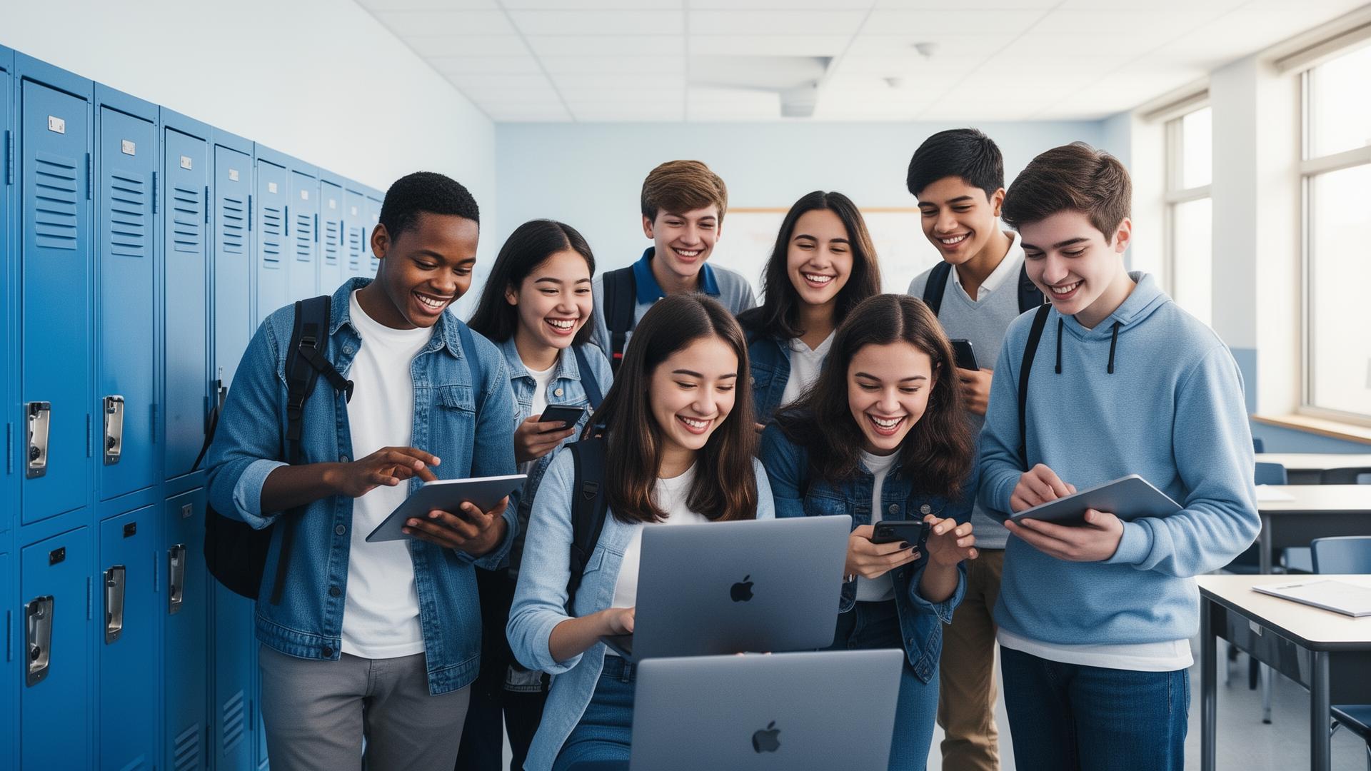 Blake High School students exploring careers together